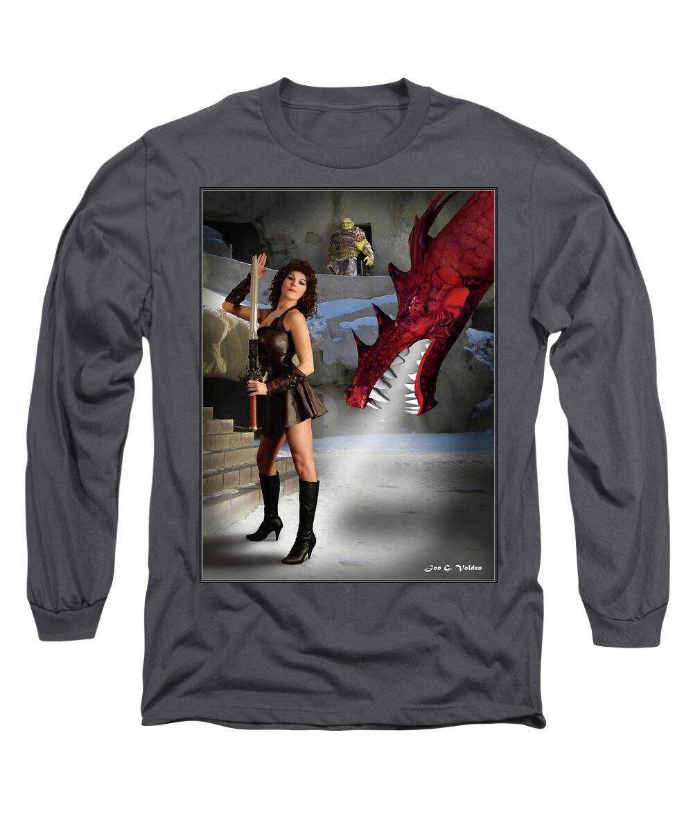 Dragon Long Sleeve T-Shirt featuring the photograph Dragon Breath by Jon Volden