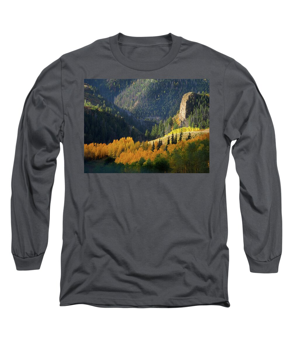 Aspens Long Sleeve T-Shirt featuring the photograph Early Morning Light by Johnny Boyd