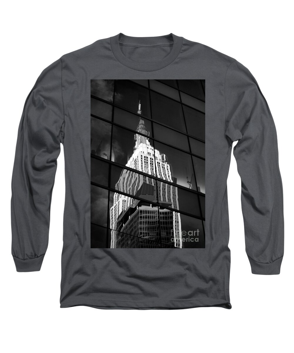 Empire State Building Long Sleeve T-Shirt featuring the photograph Empire State Building by Tony Cordoza