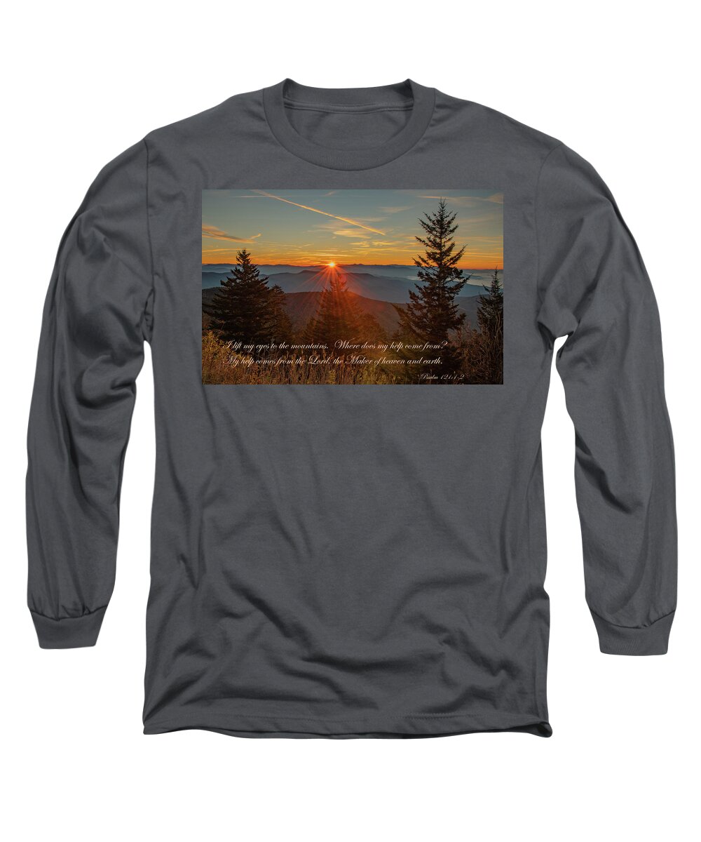 Clingman's Dome Long Sleeve T-Shirt featuring the photograph Energy For Each Day by Marcy Wielfaert