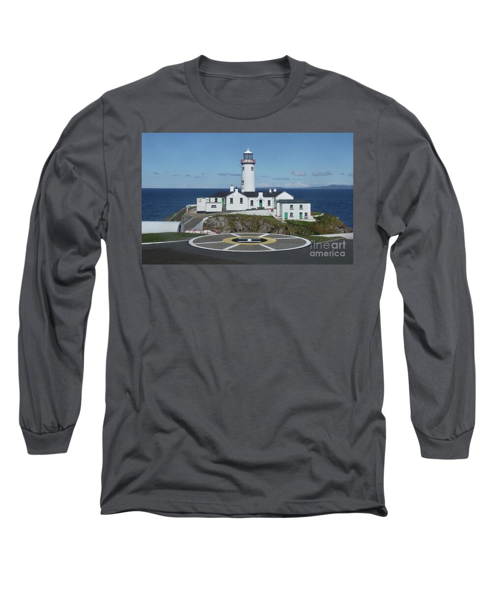 Fanad Lighthouse Donegal Wildatlanticway Ireland Photography Landscape Print Canvas Long Sleeve T-Shirt featuring the photograph Fanad lighthouse by Peter Skelton