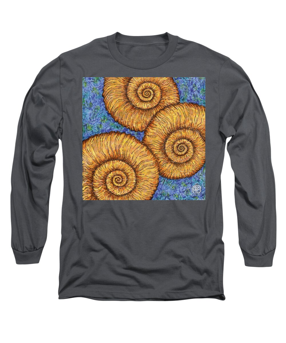 Garden Long Sleeve T-Shirt featuring the painting Garden Room 42 by Amy E Fraser