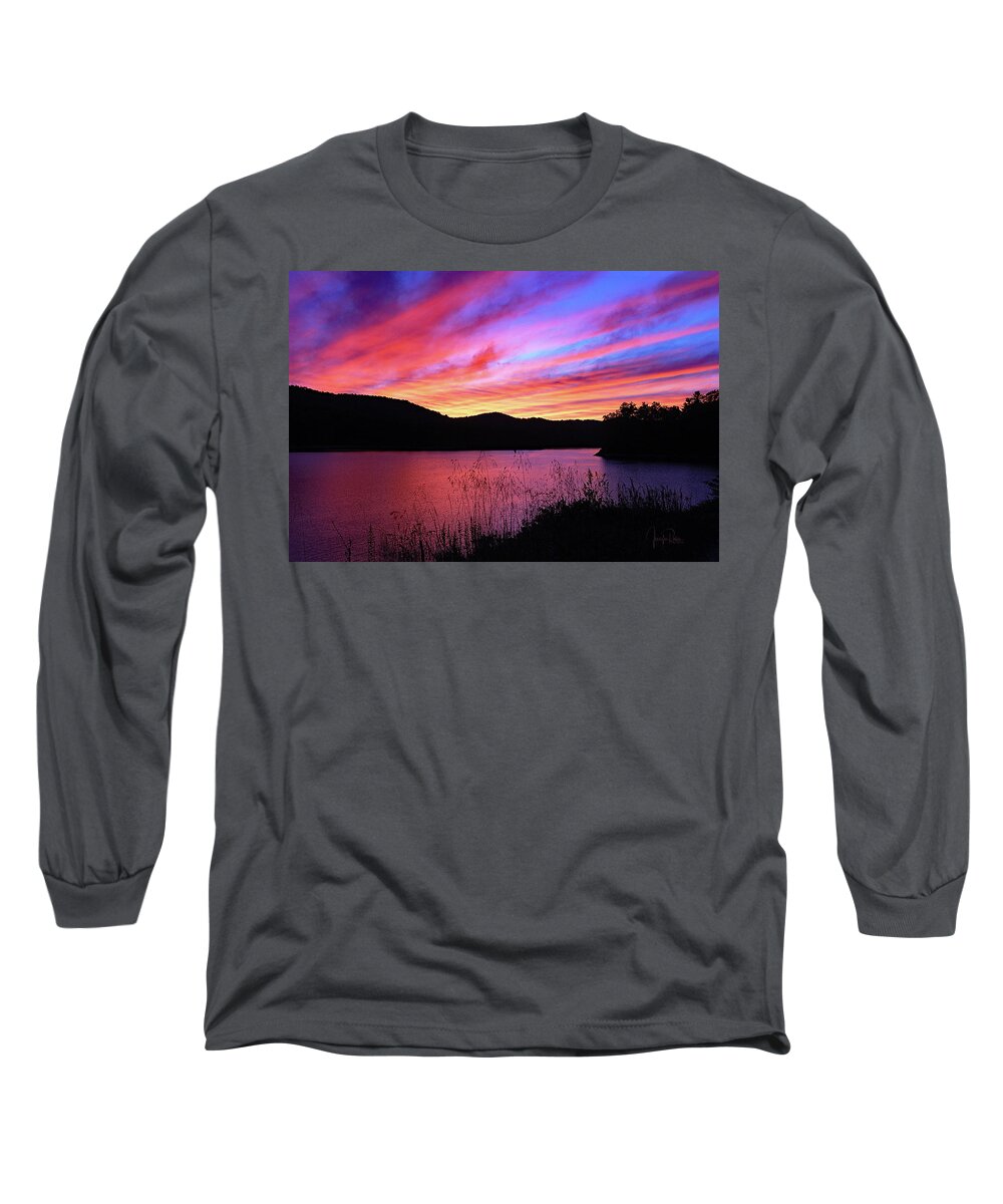 North Carolina Long Sleeve T-Shirt featuring the photograph Glenville Masterpiece by Jennifer Robin