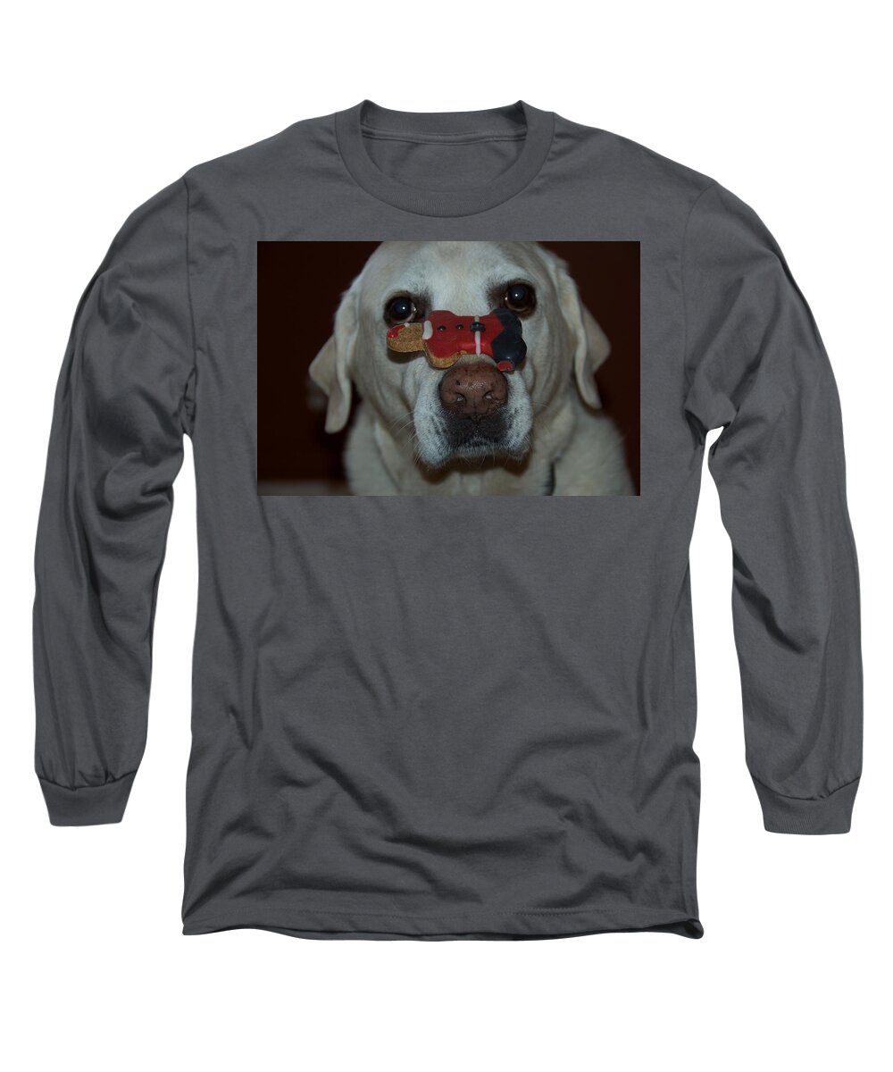 Humor Long Sleeve T-Shirt featuring the photograph Good Girl by Marty Klar