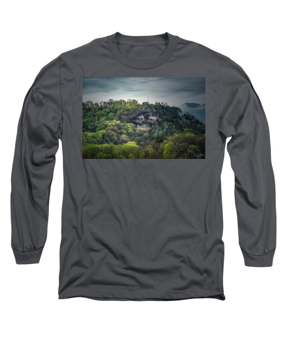 Bluff Long Sleeve T-Shirt featuring the photograph Grandad Bluff by Phil S Addis