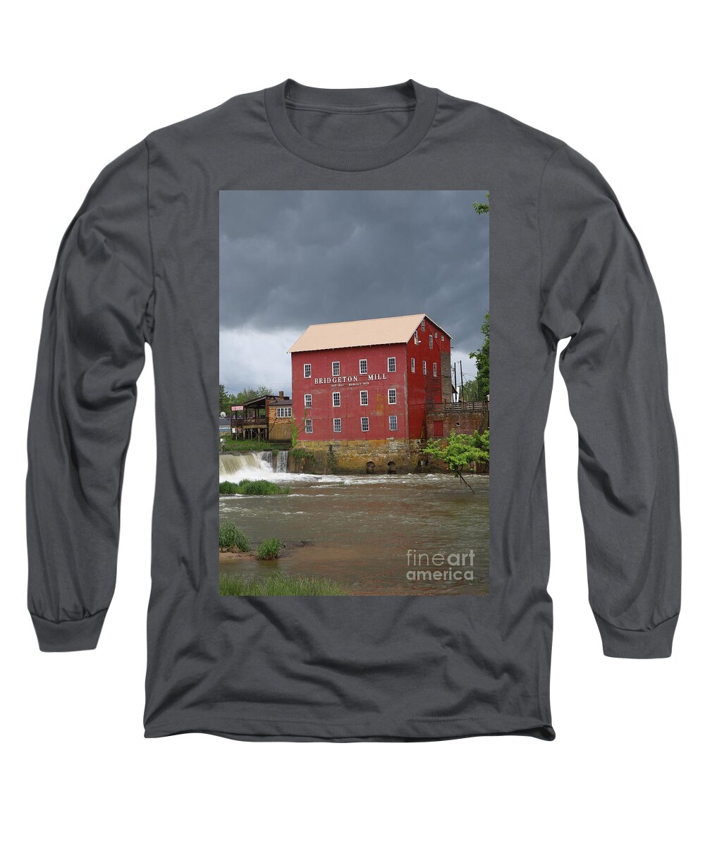 Mill Long Sleeve T-Shirt featuring the photograph Bridgeton Mill  #1 by Dwight Cook