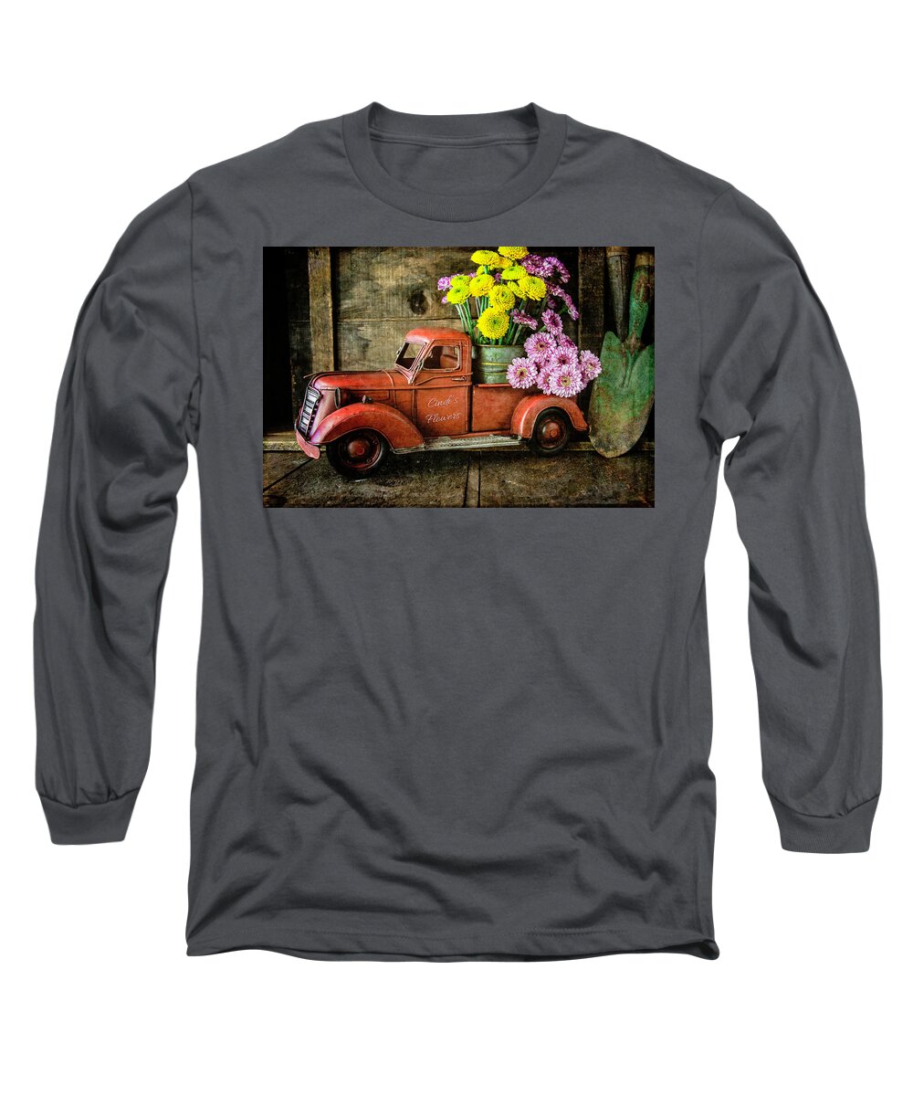 Flowers Long Sleeve T-Shirt featuring the photograph Heading To Market by Cindi Ressler