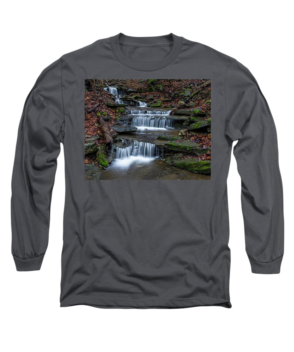 Creek Long Sleeve T-Shirt featuring the photograph Hidden Creek by Ulrich Burkhalter