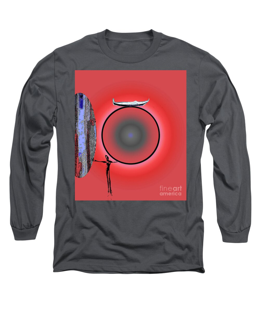 Sunset Long Sleeve T-Shirt featuring the photograph Implementation by Alexandra Vusir