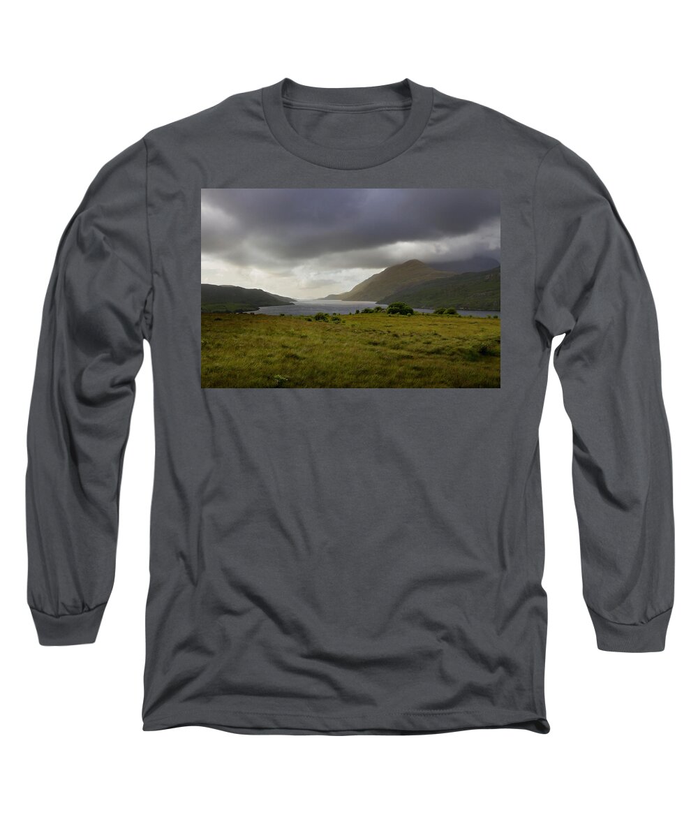 Fjiord Long Sleeve T-Shirt featuring the photograph Kilary Fjiord by Mark Callanan