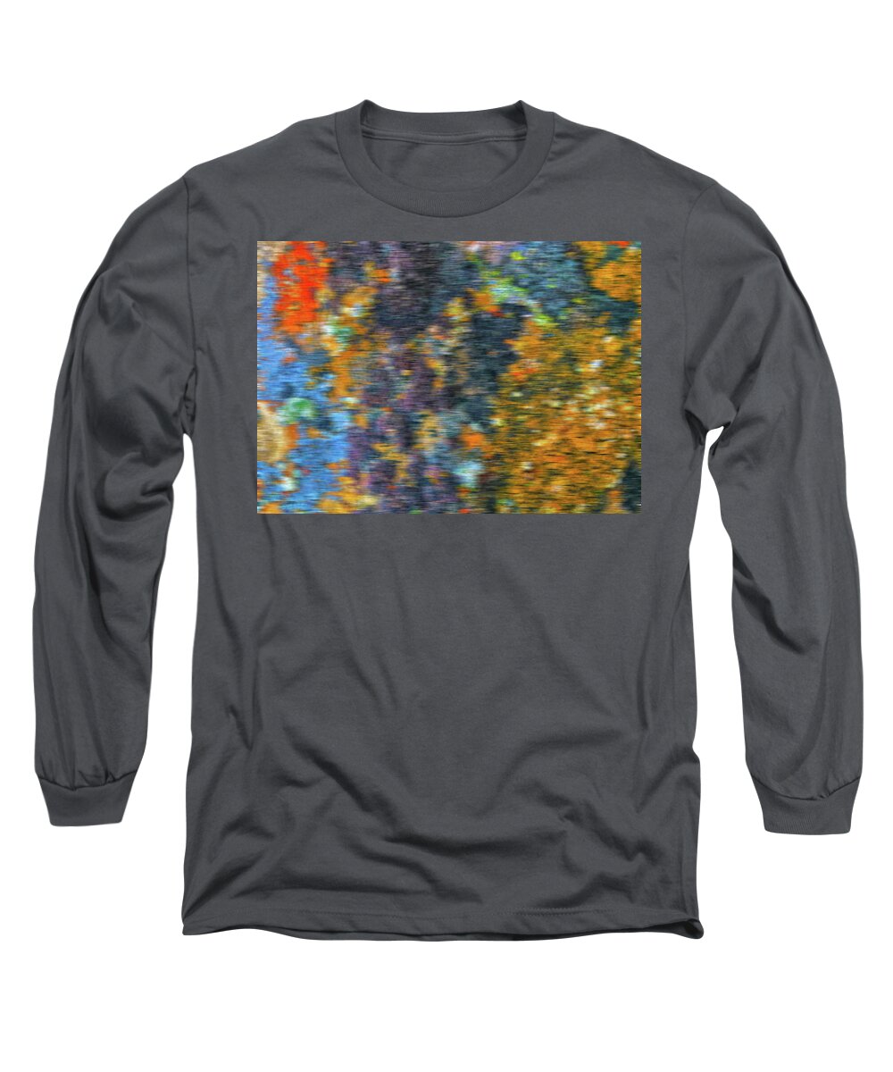 Lichen Long Sleeve T-Shirt featuring the photograph Lichen Abstract #1 by Jonathan Thompson