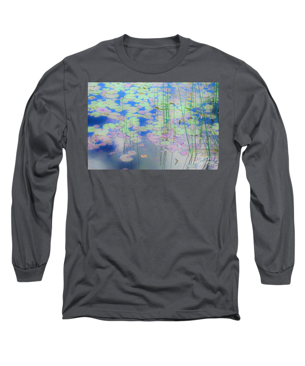 Lily Pads Long Sleeve T-Shirt featuring the photograph Lily Pads1 by Merle Grenz