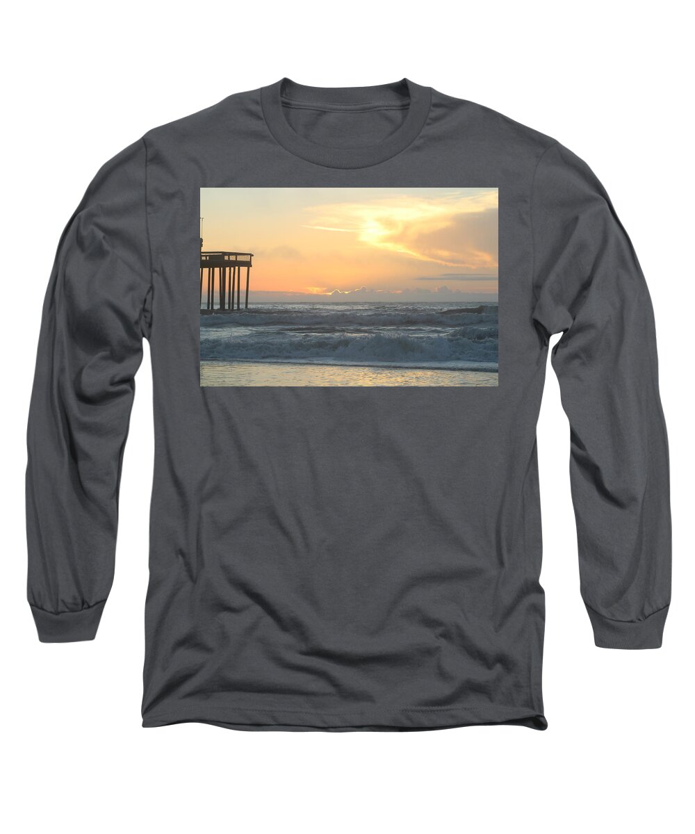 Sunrise Long Sleeve T-Shirt featuring the photograph Moment Before Sunrise by Robert Banach