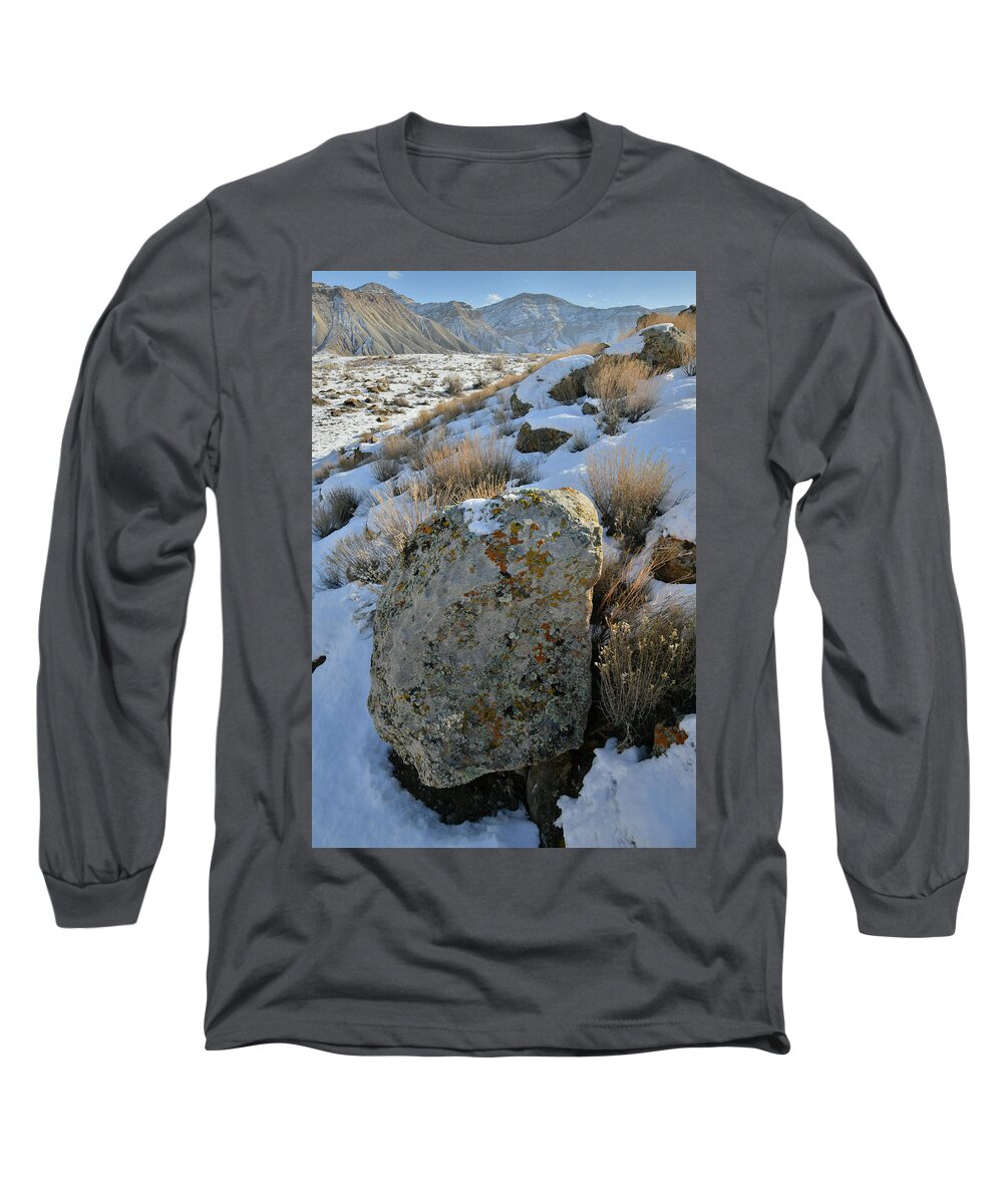 Book Cliffs Long Sleeve T-Shirt featuring the photograph Morning at the Book Cliffs by Ray Mathis