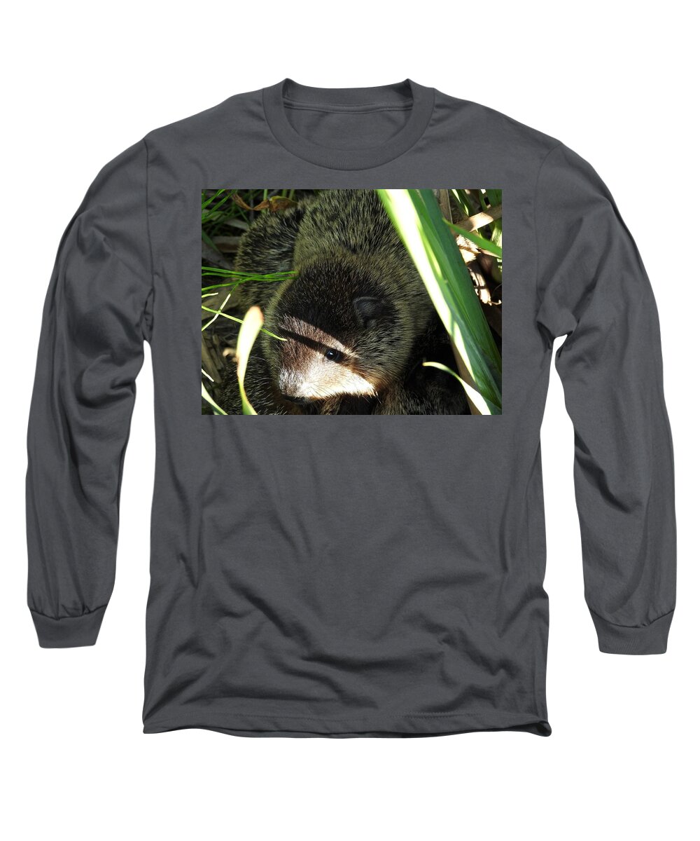 Muskrat Long Sleeve T-Shirt featuring the photograph Muskrat Love by Kathy Chism