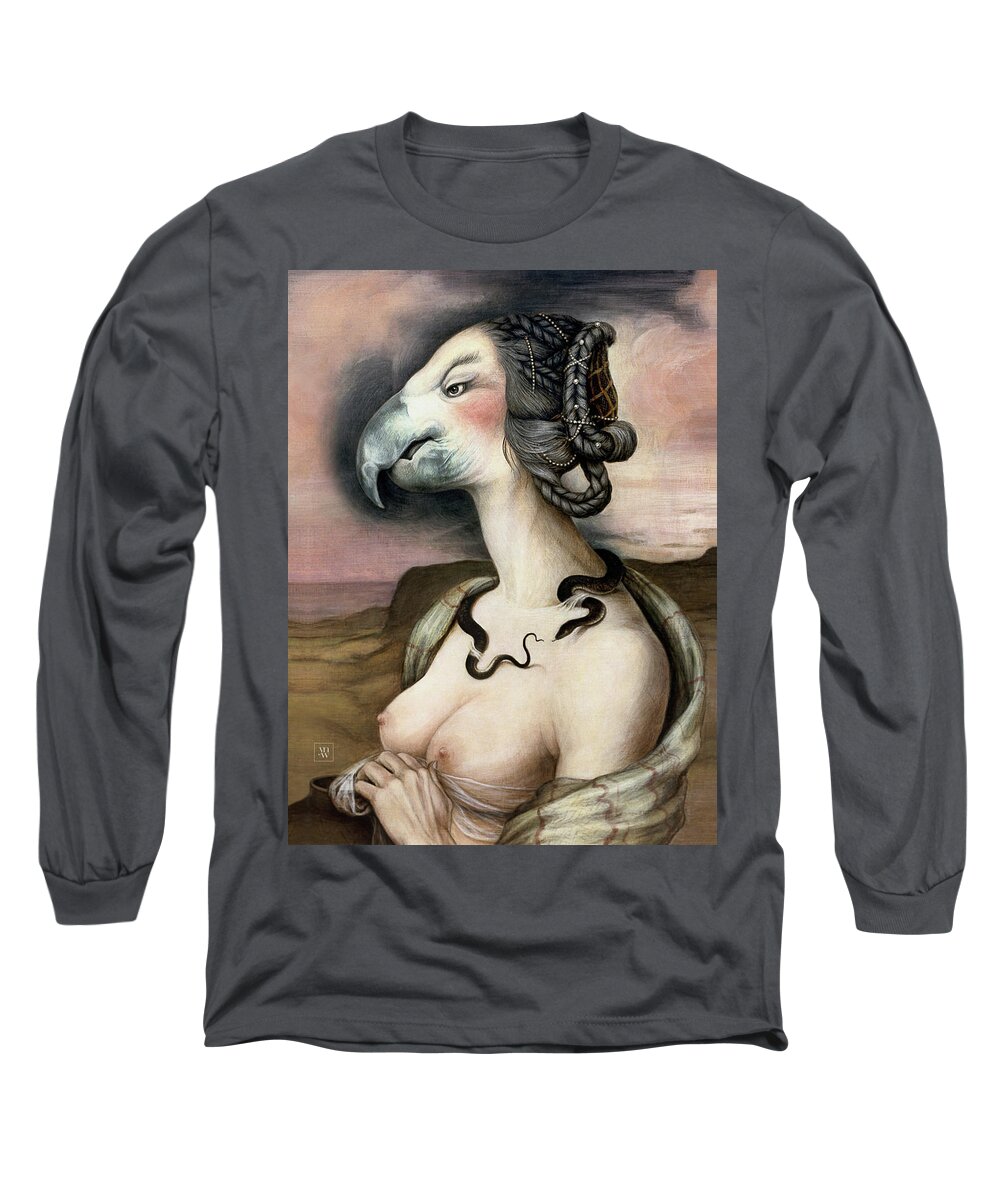 Woman Long Sleeve T-Shirt featuring the painting Noblesse Oblige by Yvonne Wright