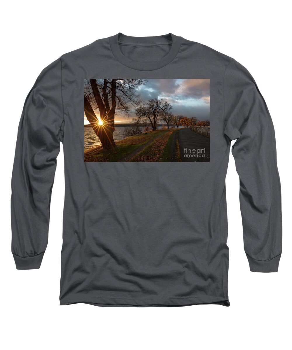 Cda Long Sleeve T-Shirt featuring the photograph North Shore Sun by Idaho Scenic Images Linda Lantzy