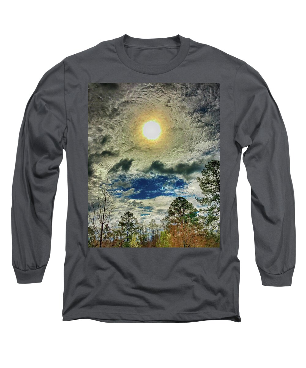 Sunrise Long Sleeve T-Shirt featuring the photograph Ominous Skies by Michael Frank