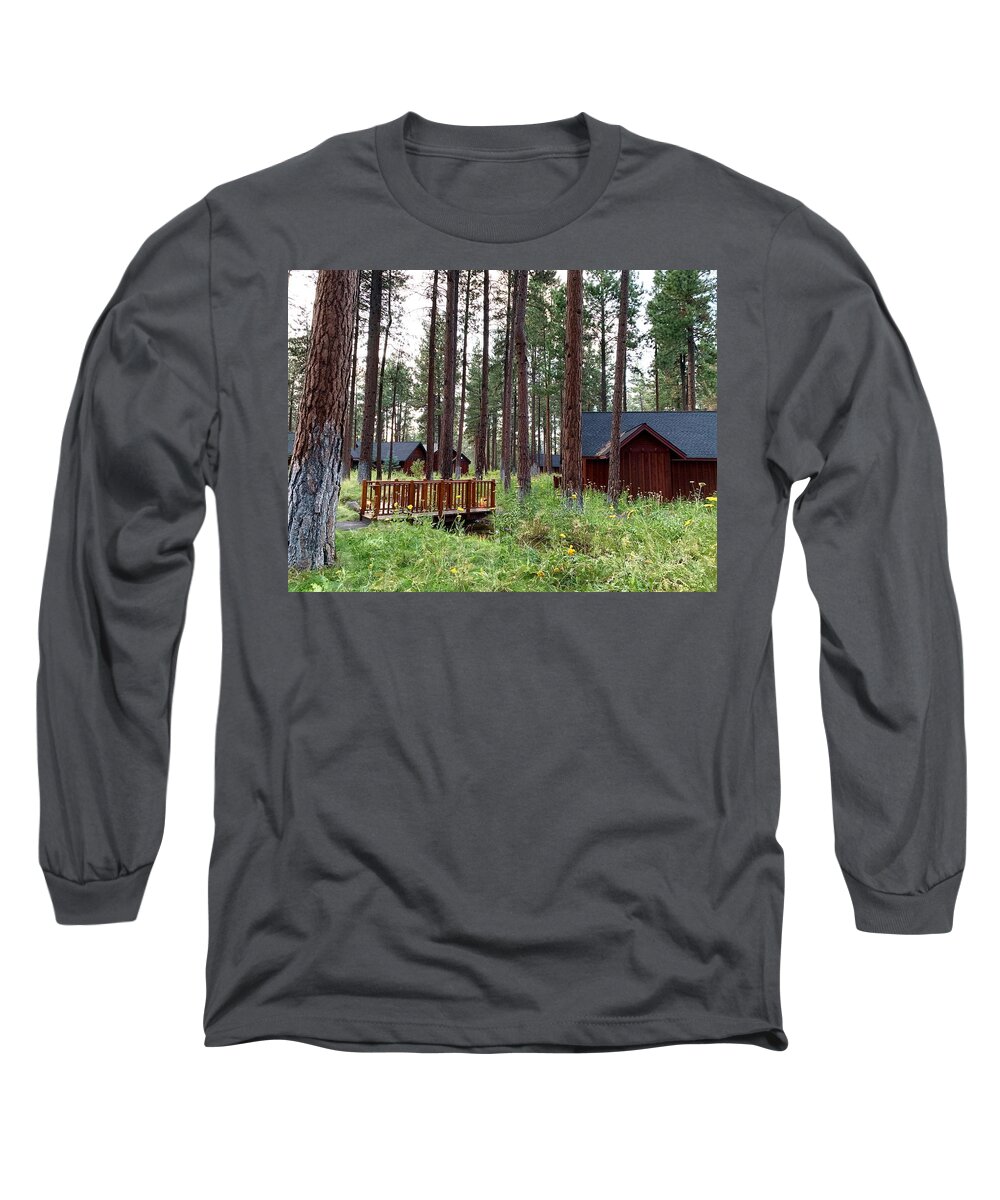 Peace Long Sleeve T-Shirt featuring the photograph Peace In The Woods by Brian Eberly