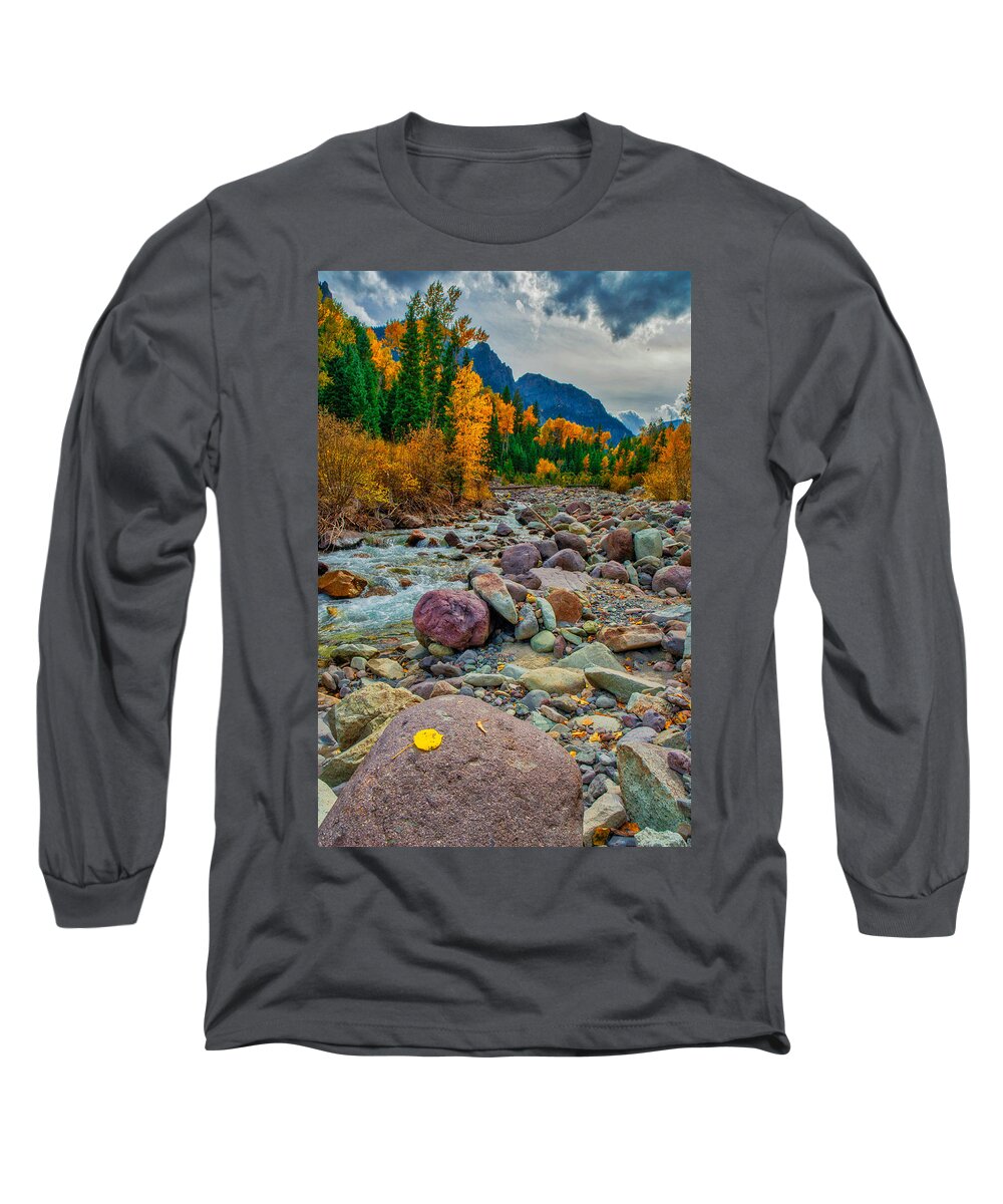 Colorado Long Sleeve T-Shirt featuring the photograph Point Of Color by Tom Gresham