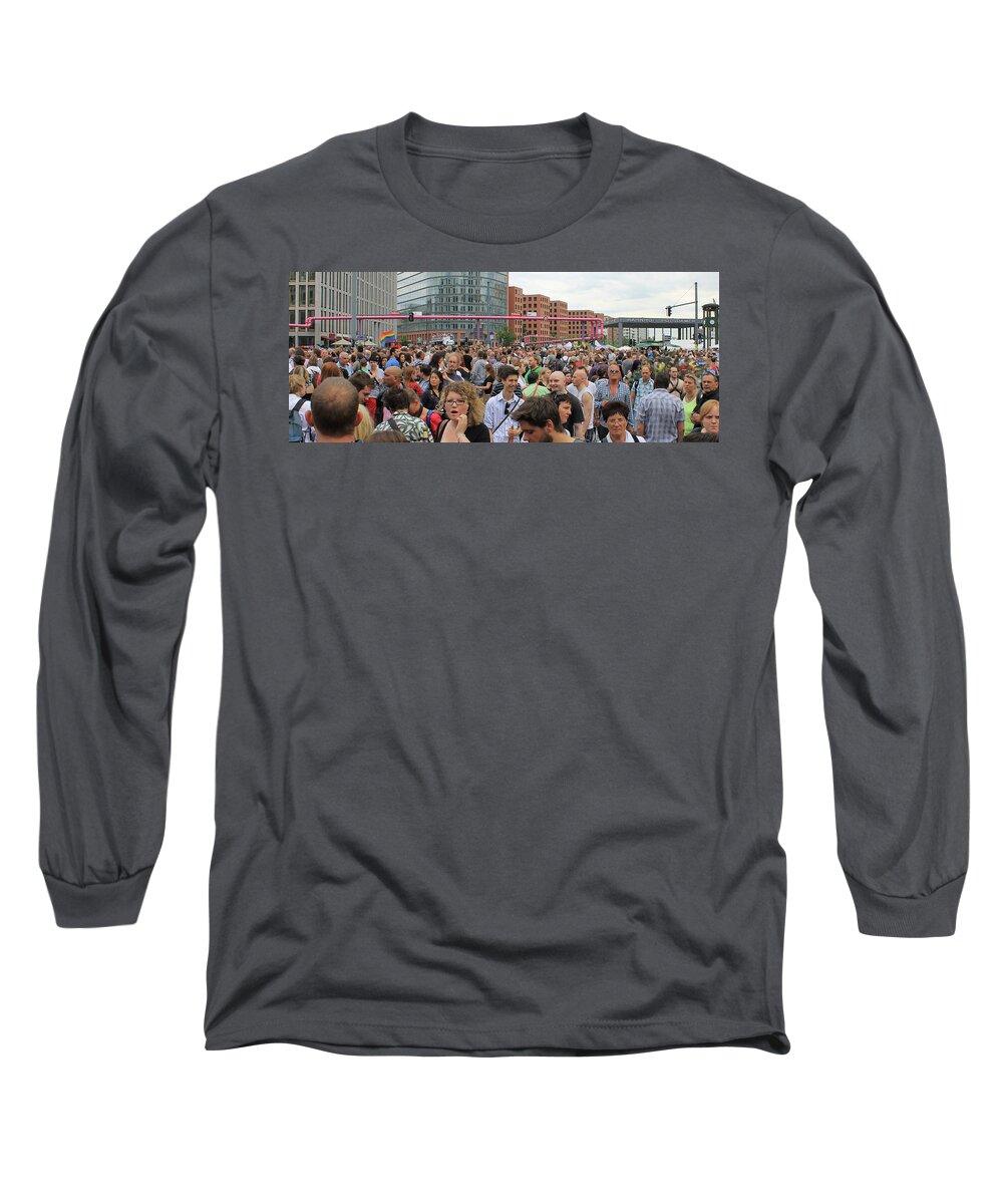 Pride Long Sleeve T-Shirt featuring the photograph Pride, Berlin by Jonathan Thompson