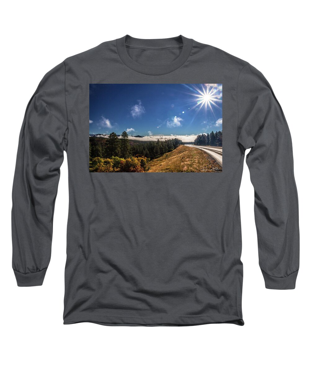 Canon 7d Mark Ii Long Sleeve T-Shirt featuring the photograph Road to Durango by Dennis Dempsie