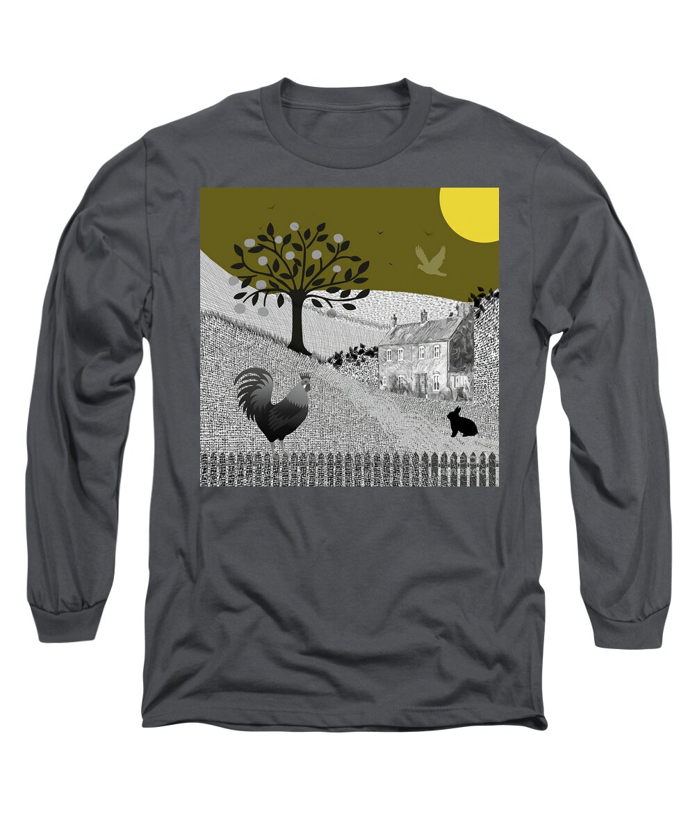Folk Art Long Sleeve T-Shirt featuring the photograph Rustic Pastoral I by Jack Torcello