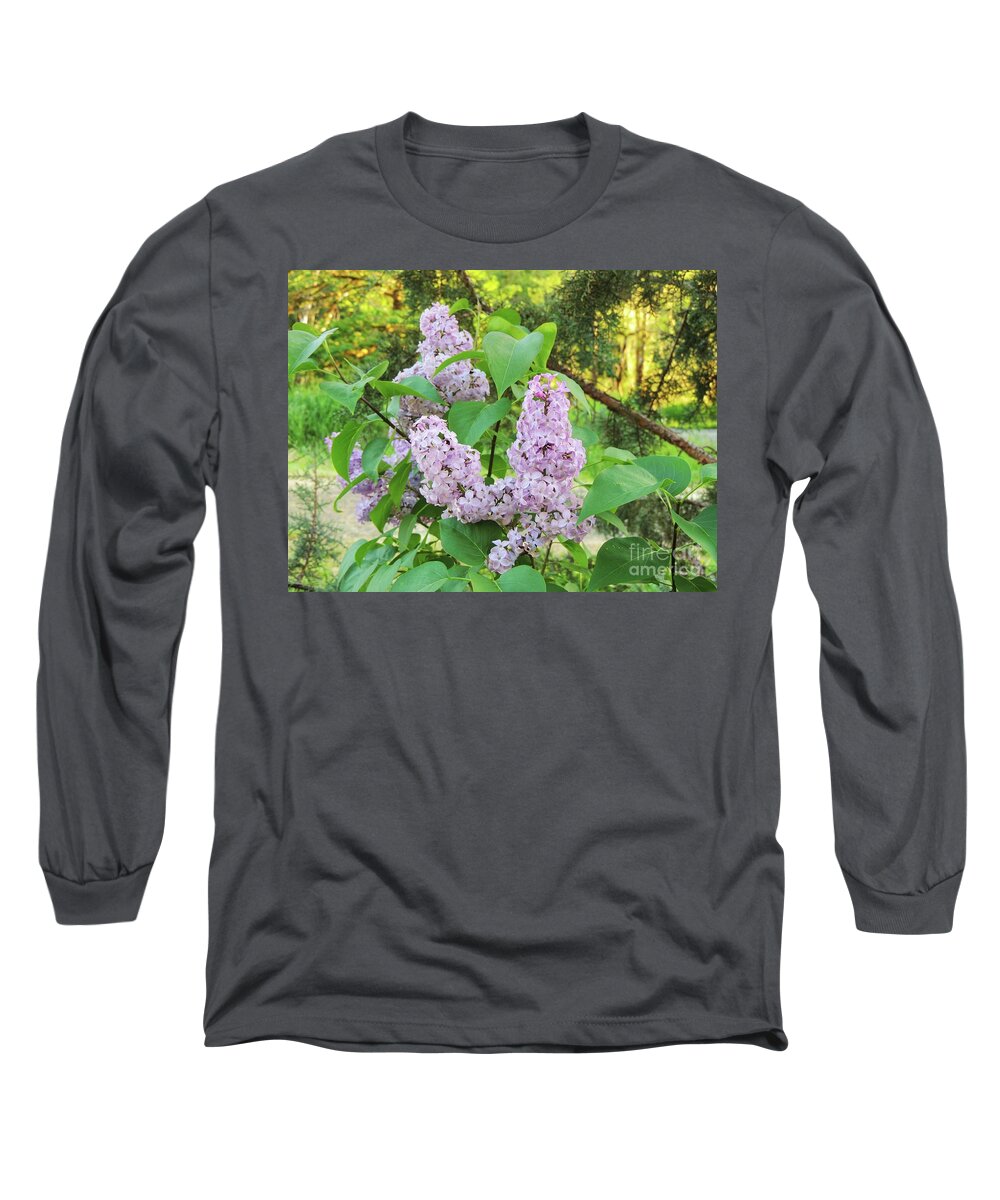 Flowers Long Sleeve T-Shirt featuring the photograph Shaniko Lilacs by Julie Rauscher
