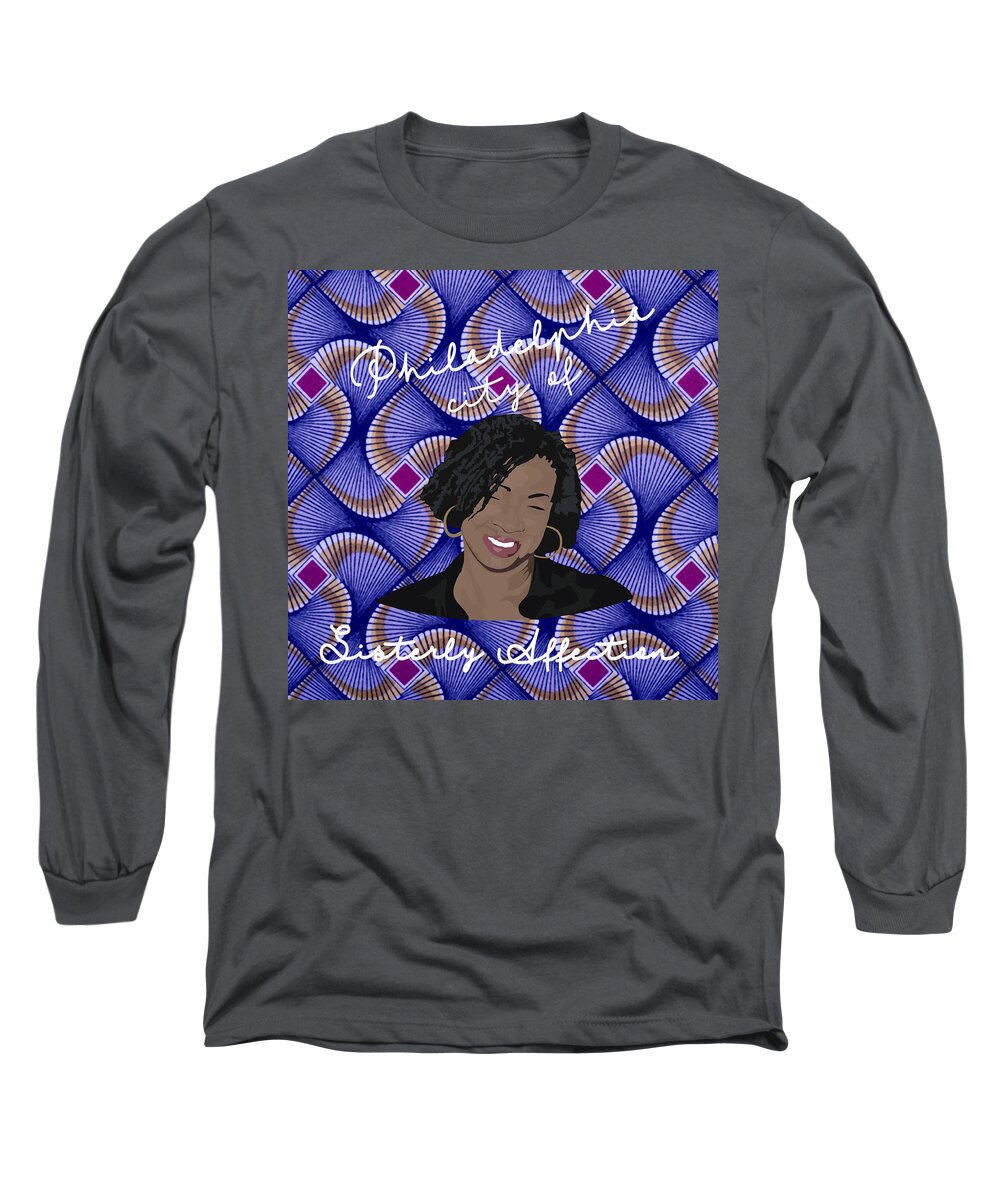  Long Sleeve T-Shirt featuring the digital art Sisterly Affection 1 by Scheme Of Things Graphics