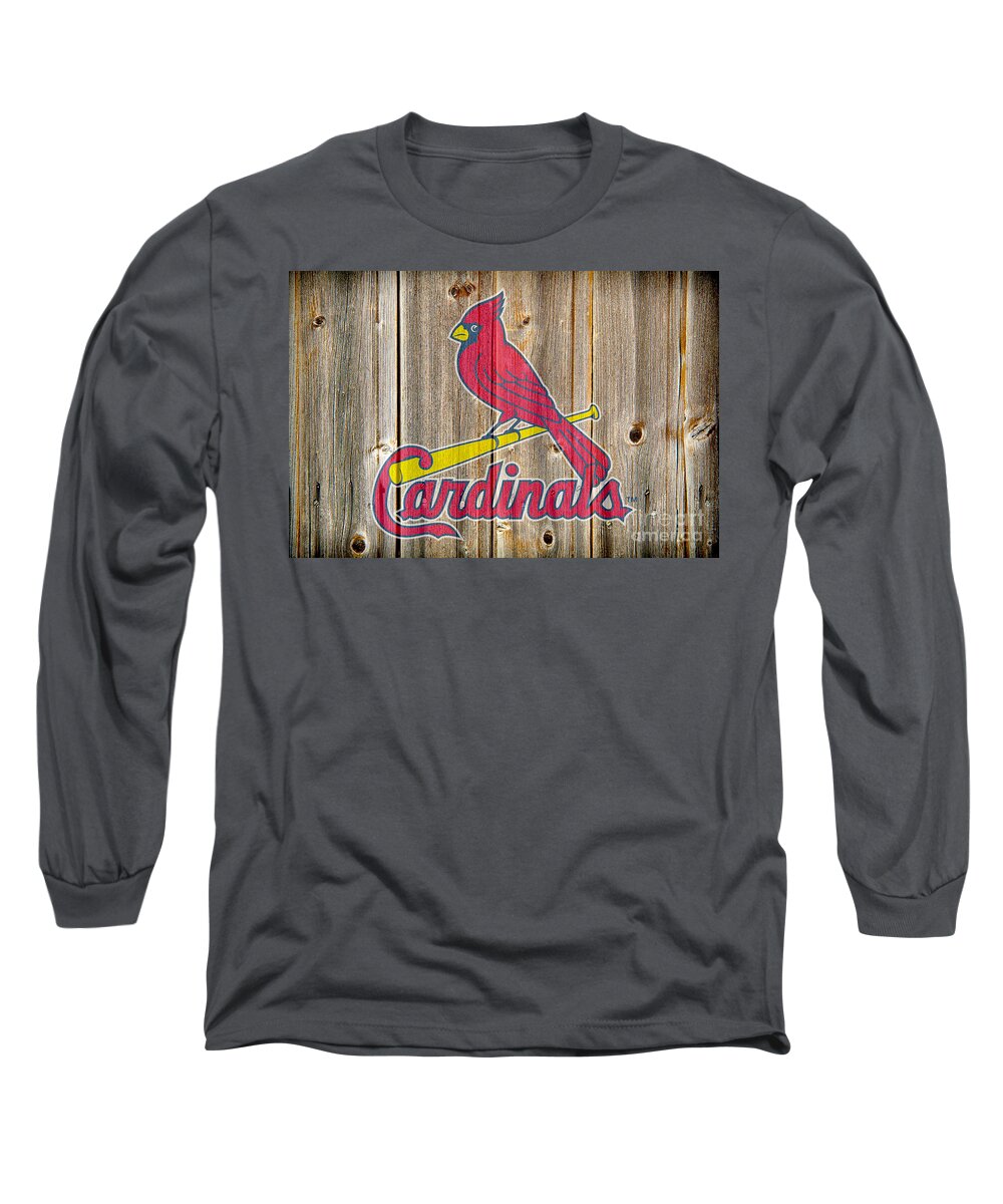 St Louis Cardinals Long Sleeve T-Shirt by Steven Parker - Fine Art America