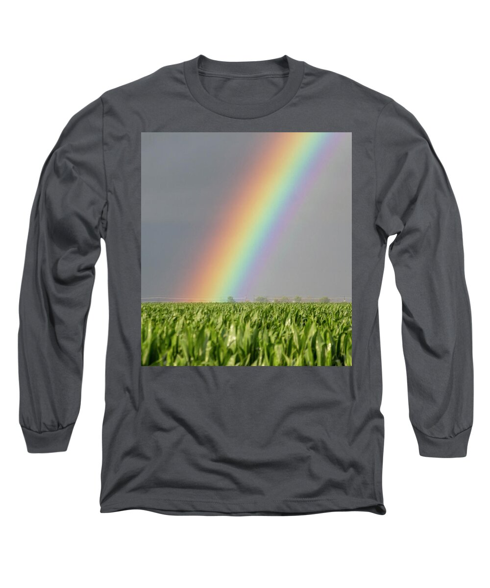 Nebraskasc Long Sleeve T-Shirt featuring the photograph Storm Chasing after that Afternoon's Naders 023 by NebraskaSC