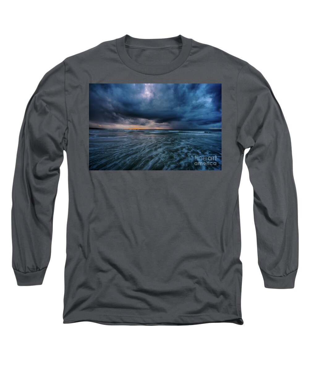 Stormy Long Sleeve T-Shirt featuring the photograph Stormy Morning by David Smith