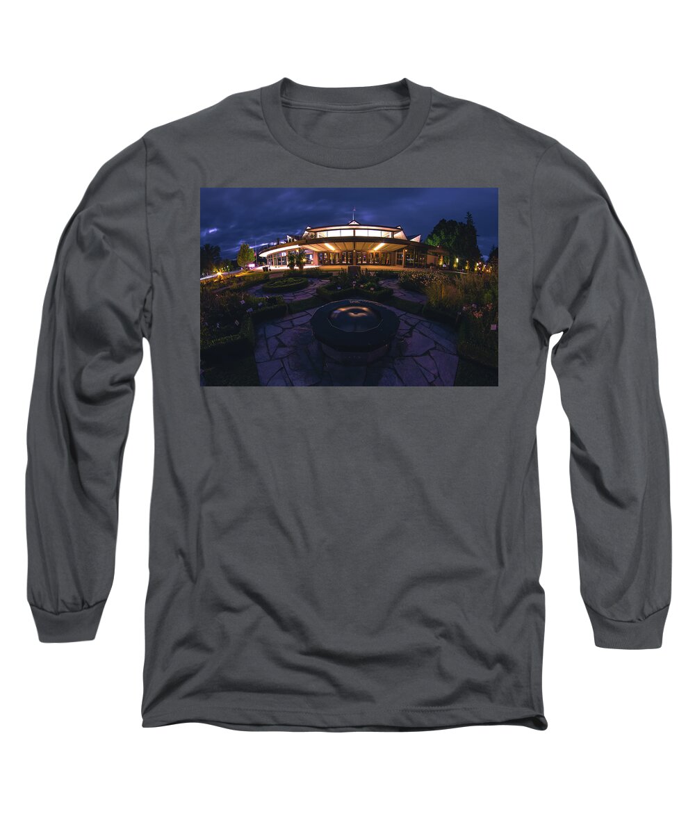 Stratford Long Sleeve T-Shirt featuring the photograph The Festival and Arthur Meighen Gardens by Jay Smith