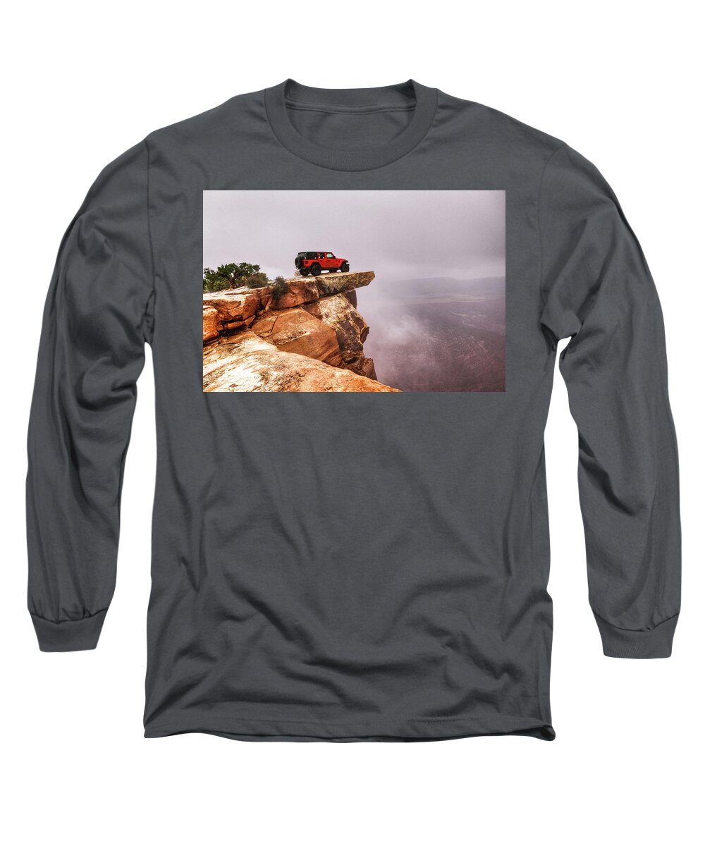 Moab Long Sleeve T-Shirt featuring the photograph Top of the World by Brett Engle