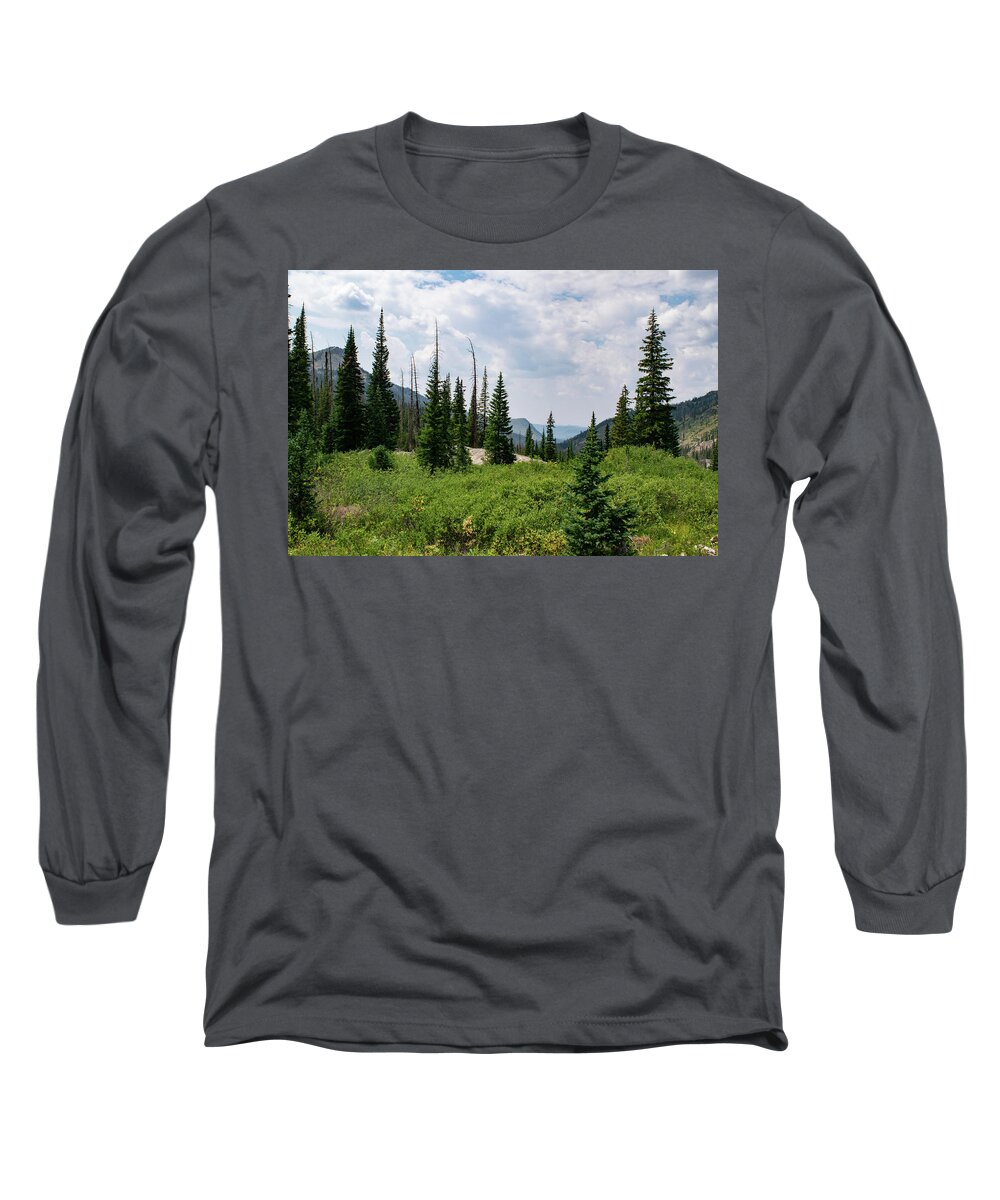 Mountain Long Sleeve T-Shirt featuring the photograph Trail to Gilpin Lake by Nicole Lloyd
