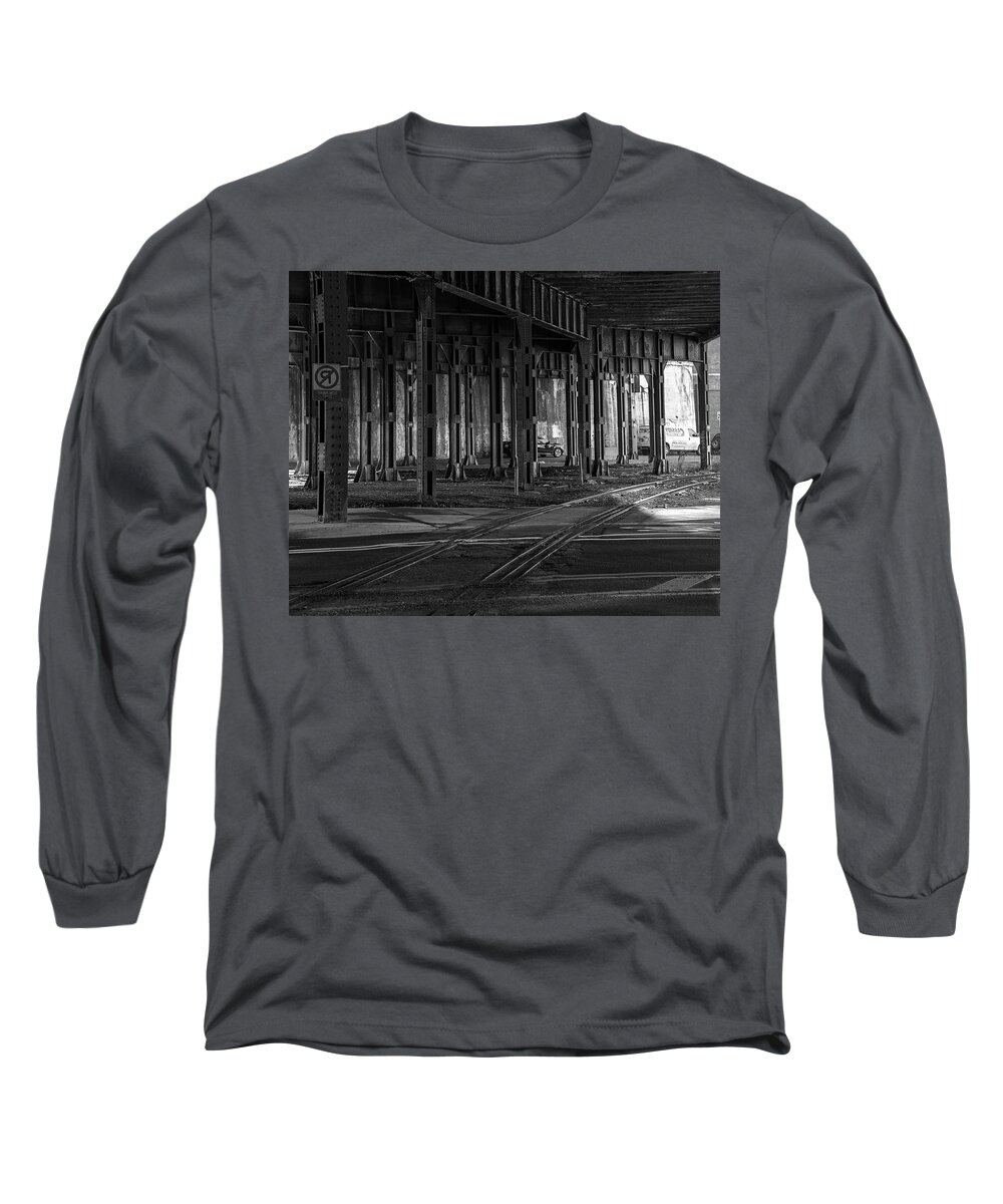 Chicago Long Sleeve T-Shirt featuring the photograph Underway by Laura Hedien