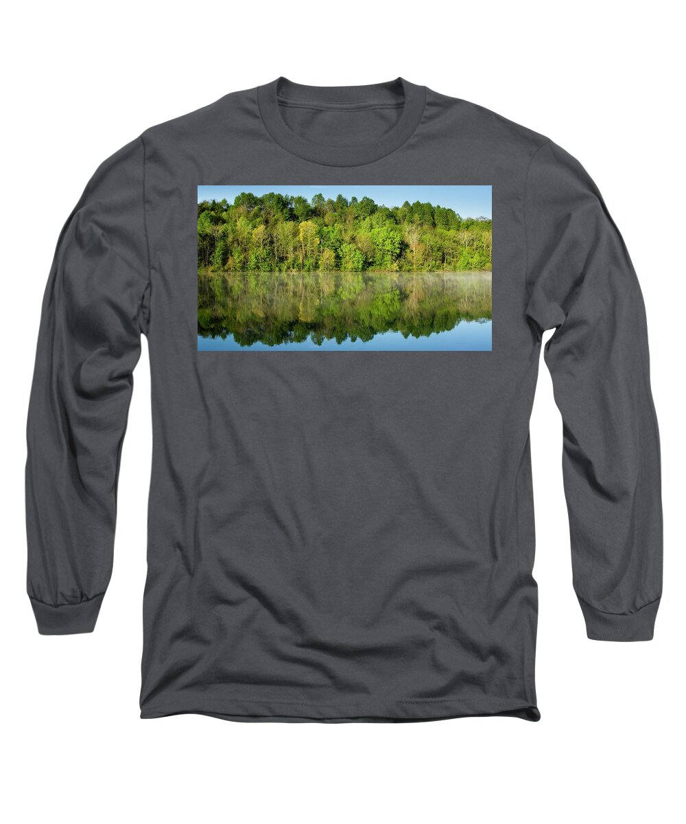 Landscape Long Sleeve T-Shirt featuring the photograph Whippoorwill Lake by John Benedict
