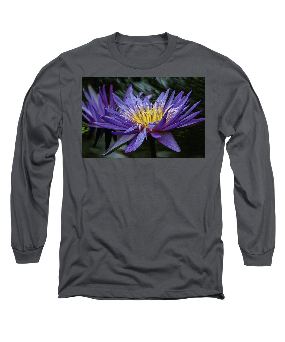 Lily Long Sleeve T-Shirt featuring the photograph Wild by Les Greenwood