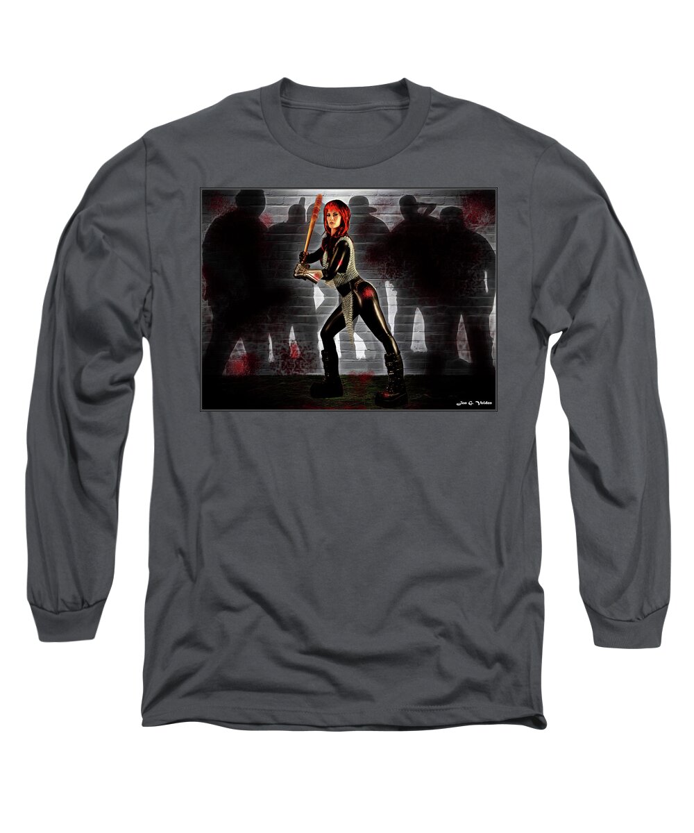 Zombie Long Sleeve T-Shirt featuring the photograph Zombie Hunter by Jon Volden