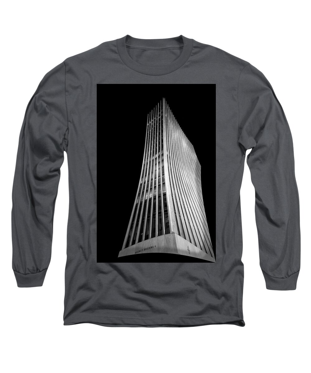 Architecture Long Sleeve T-Shirt featuring the photograph # 4 by Montez Kerr