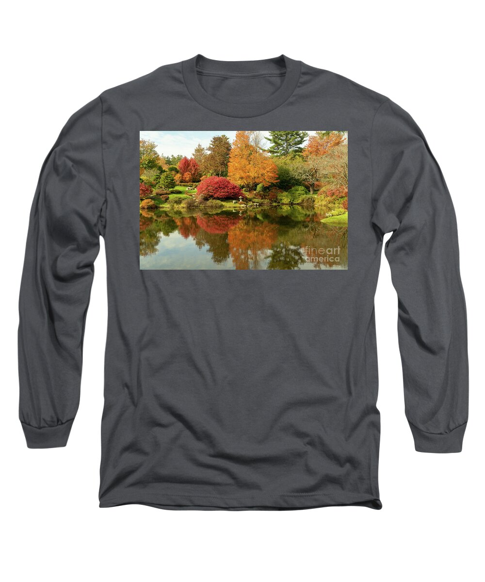 Gardens Long Sleeve T-Shirt featuring the photograph Asticou Gardens #1 by Roxie Crouch