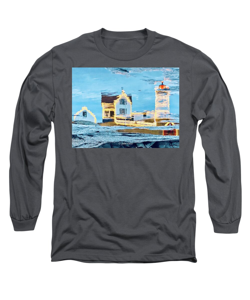  Long Sleeve T-Shirt featuring the photograph Nubble #1 by John Gisis