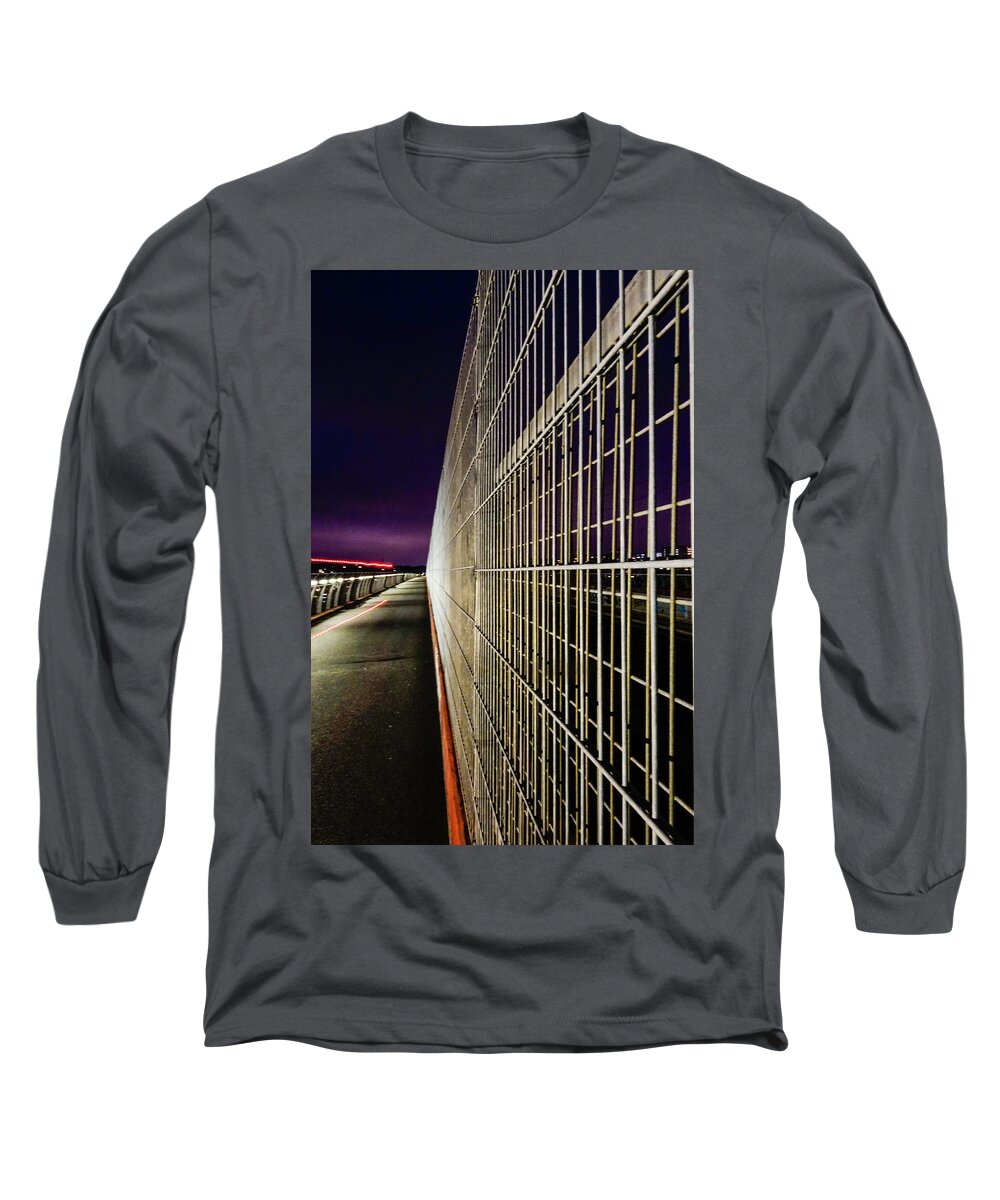 Nordic Long Sleeve T-Shirt featuring the photograph Stockholm night #1 by Alexander Farnsworth