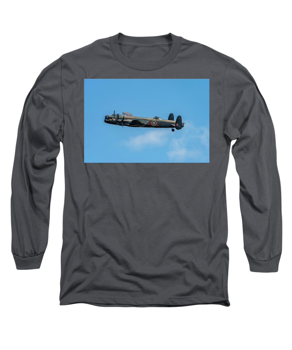 Lancaster Long Sleeve T-Shirt featuring the photograph The Lancaster Bomber #1 by Scott Carruthers