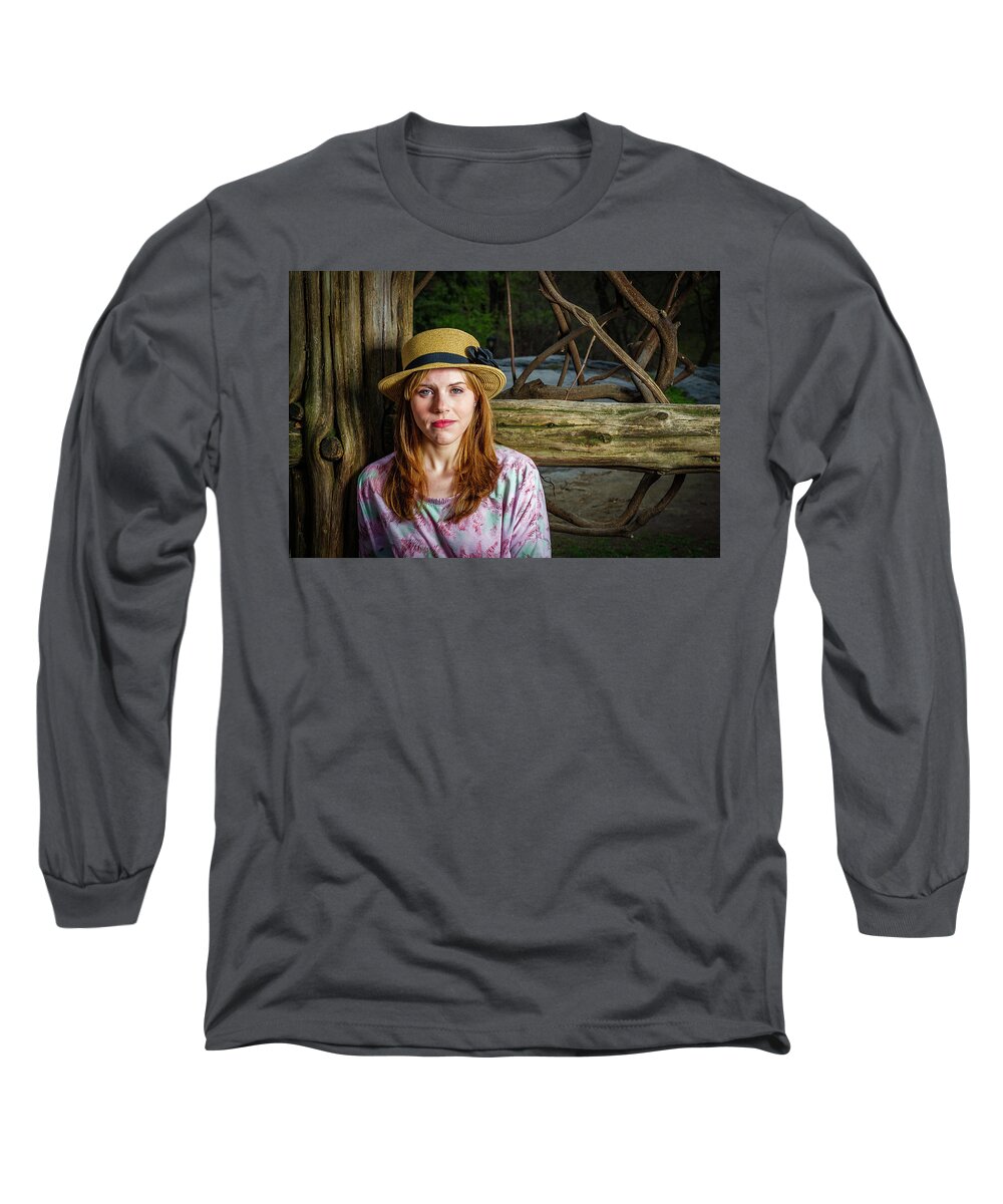 Young Long Sleeve T-Shirt featuring the photograph Young Girl #1 by Alexander Image