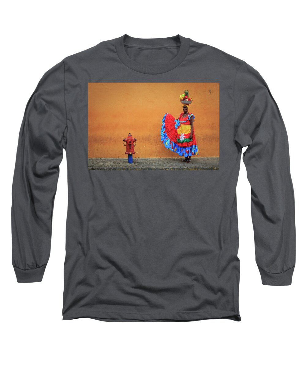 Cartagena Long Sleeve T-Shirt featuring the photograph Cartagena Bolivar Colombia #18 by Tristan Quevilly