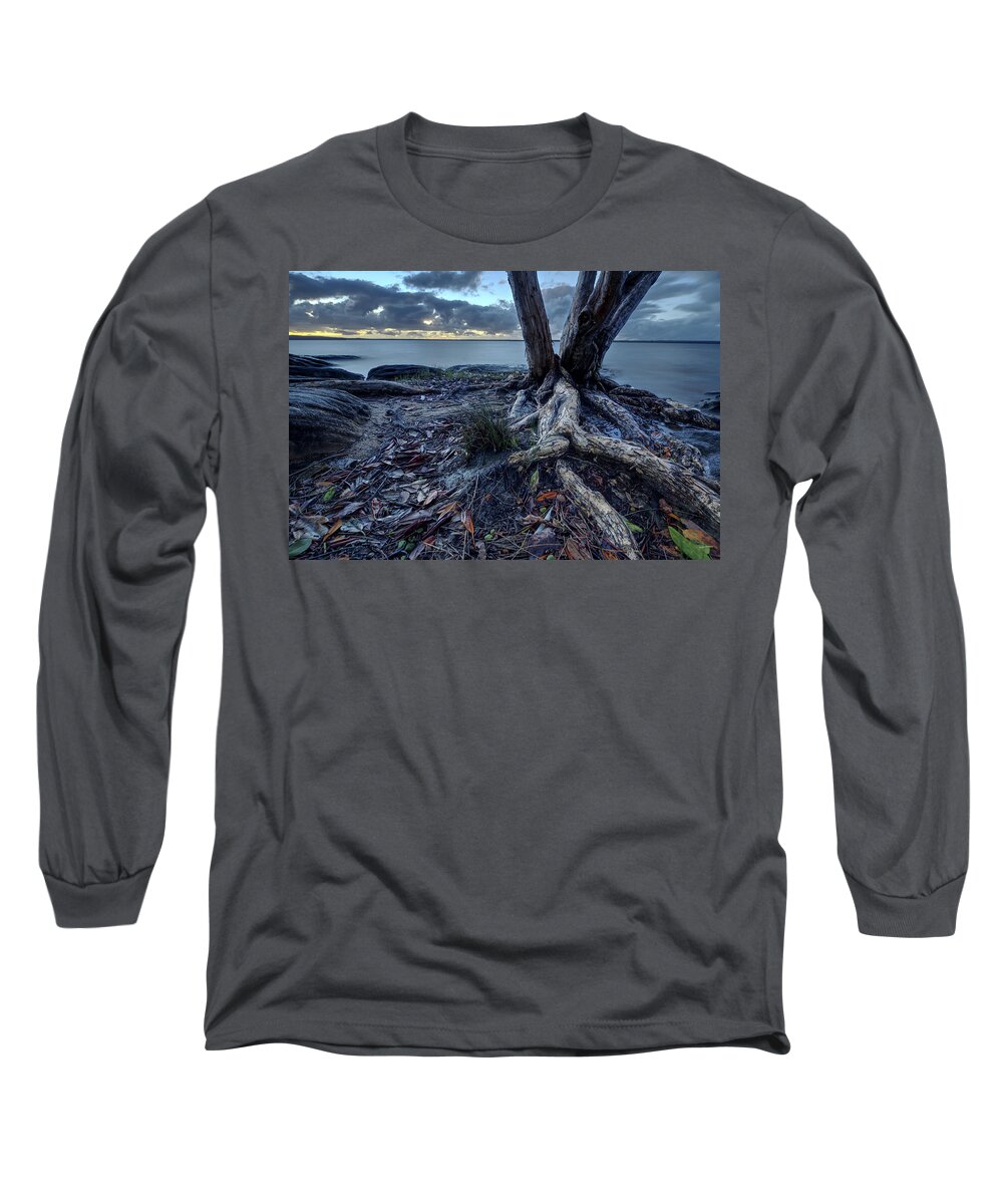 Tree Long Sleeve T-Shirt featuring the photograph 1805rise4 by Nicolas Lombard