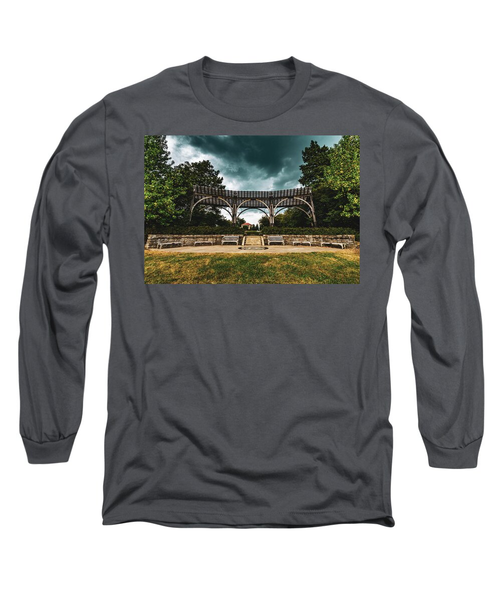 Alms Park Long Sleeve T-Shirt featuring the photograph Alms Park Cincinnati Ohio #3 by Dave Morgan