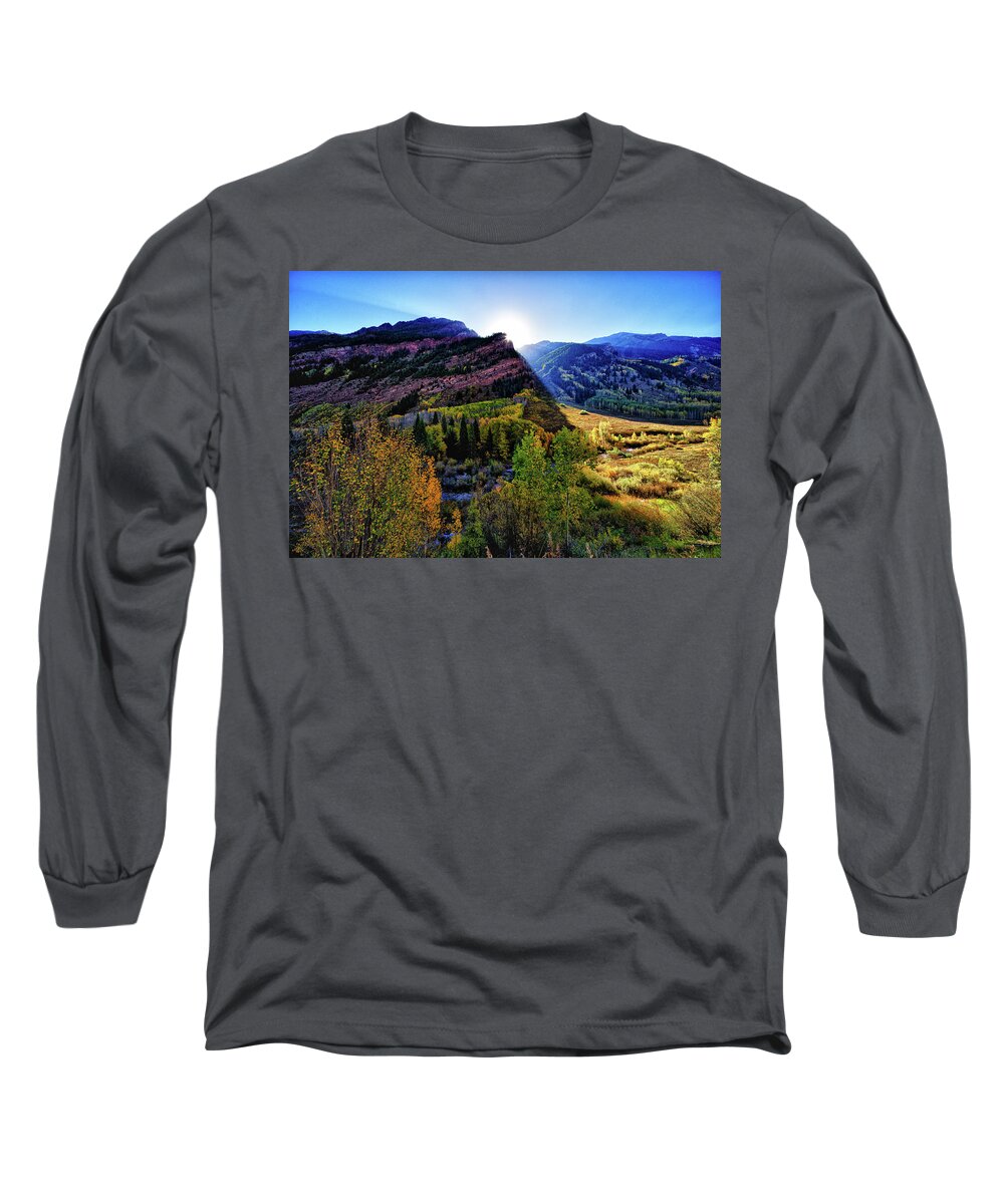 Co Long Sleeve T-Shirt featuring the photograph Fall colors, Colorado #8 by Doug Wittrock
