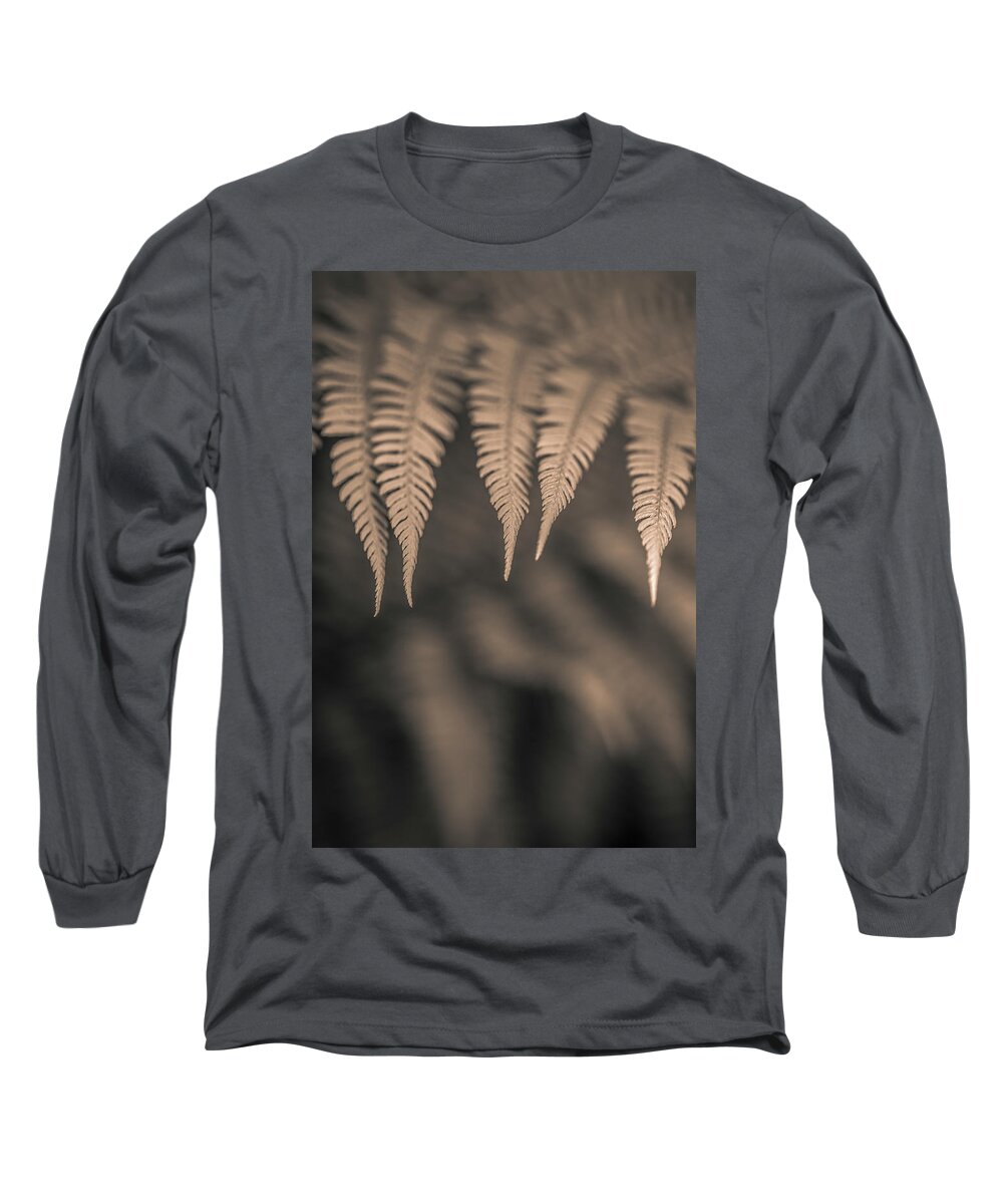 Alan Copson Long Sleeve T-Shirt featuring the photograph Ferns #3 by Alan Copson